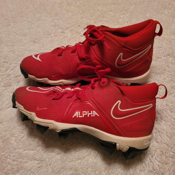 Nike Alpha Menace 3 Shark Cleats, Size 5.5 youth - Picture 1 of 7